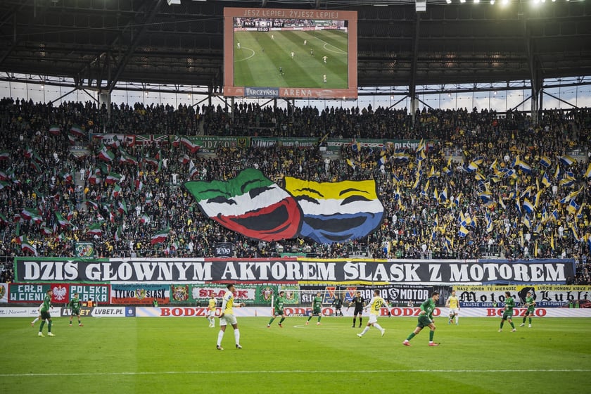Zdjęcia kibiców z meczu Śląsk Wrocław - Motor Lublin, 5.04.2025 r.