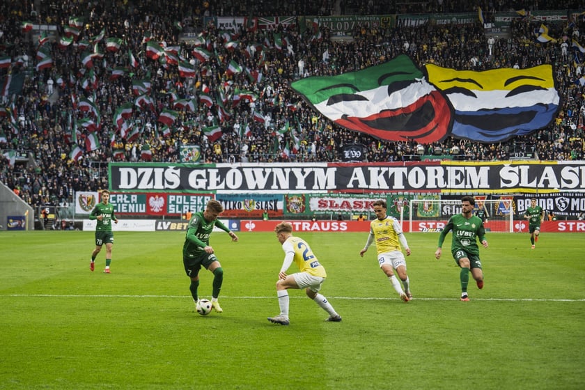 Zdjęcia kibiców z meczu Śląsk Wrocław - Motor Lublin, 5.04.2025 r.