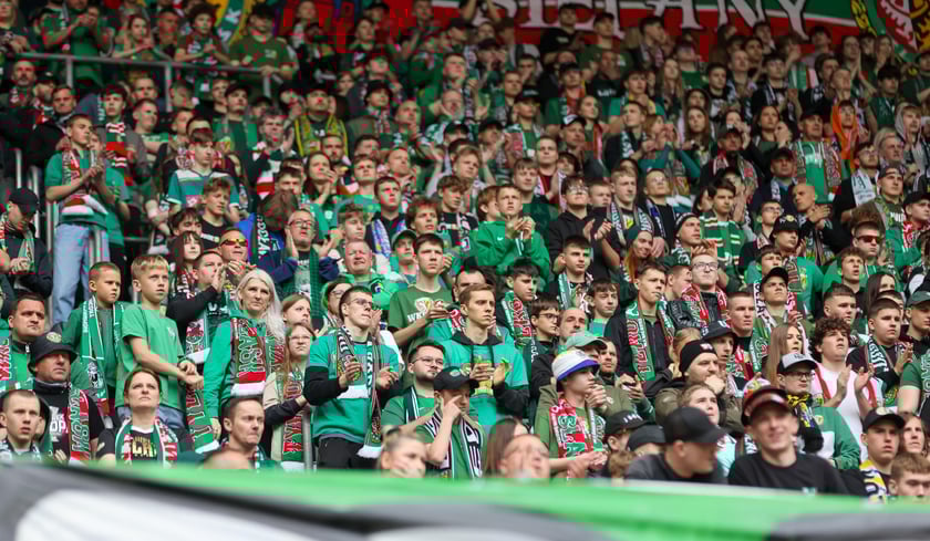 Na zdjęciach mecz Śląska Wrocław z GKS Katowice na Tarczyński Arenie w sobotę 19 kwietnia