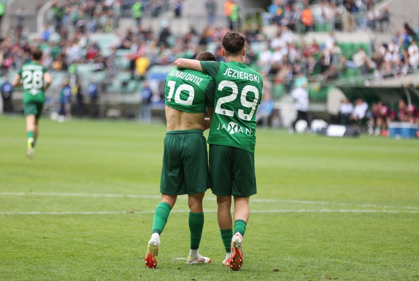 Na zdjęciach mecz Śląska Wrocław z GKS Katowice na Tarczyński Arenie w sobotę 19 kwietnia
