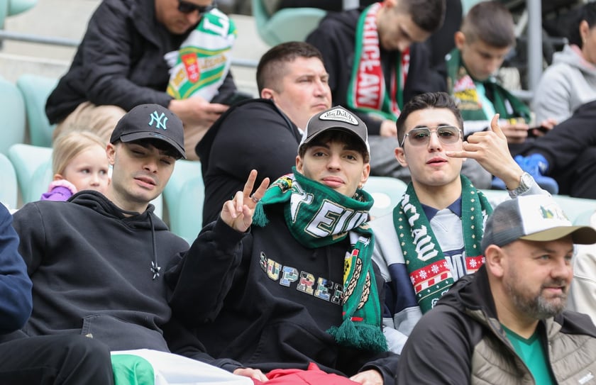 Na zdjęciach mecz Śląska Wrocław z GKS Katowice na Tarczyński Arenie w sobotę 19 kwietnia