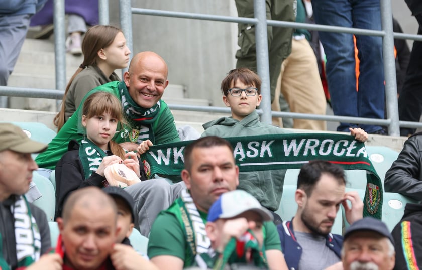 Na zdjęciach mecz Śląska Wrocław z GKS Katowice na Tarczyński Arenie w sobotę 19 kwietnia