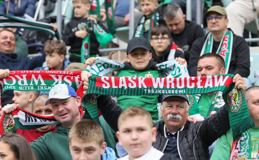 Na zdjęciach mecz Śląska Wrocław z GKS Katowice na Tarczyński Arenie w sobotę 19 kwietnia