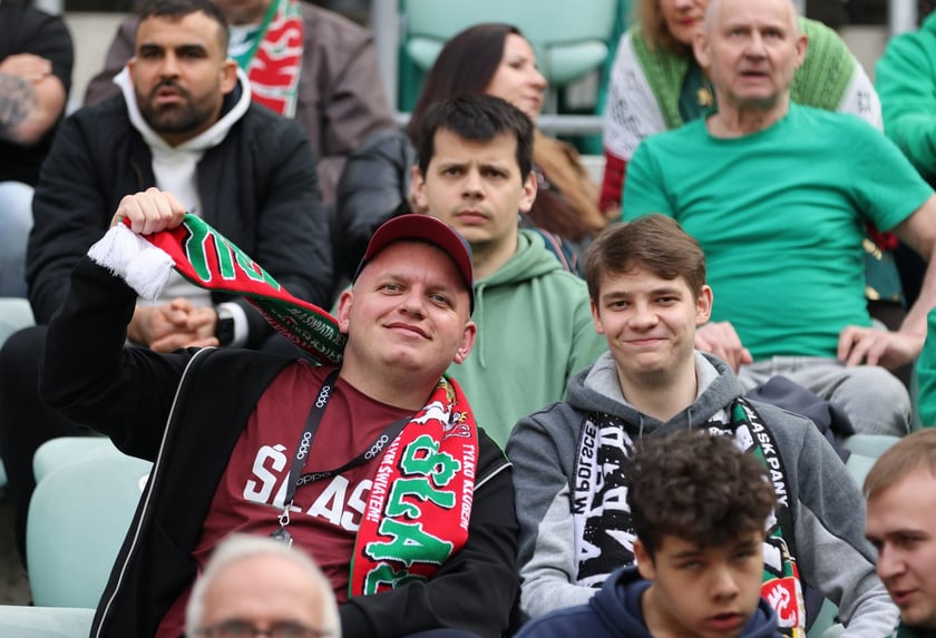 Na zdjęciach mecz Śląska Wrocław z GKS Katowice na Tarczyński Arenie w sobotę 19 kwietnia