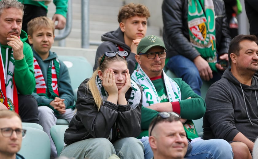 Na zdjęciach mecz Śląska Wrocław z GKS Katowice na Tarczyński Arenie w sobotę 19 kwietnia