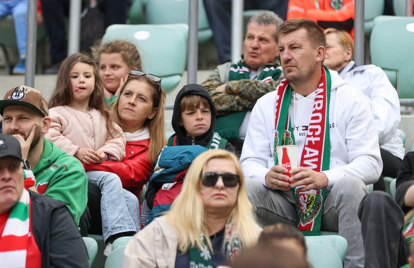 Na zdjęciach mecz Śląska Wrocław z GKS Katowice na Tarczyński Arenie w sobotę 19 kwietnia