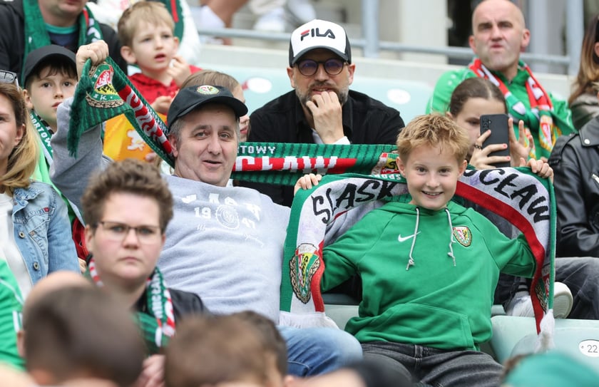 Na zdjęciach mecz Śląska Wrocław z GKS Katowice na Tarczyński Arenie w sobotę 19 kwietnia