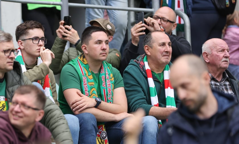 Na zdjęciach mecz Śląska Wrocław z GKS Katowice na Tarczyński Arenie w sobotę 19 kwietnia