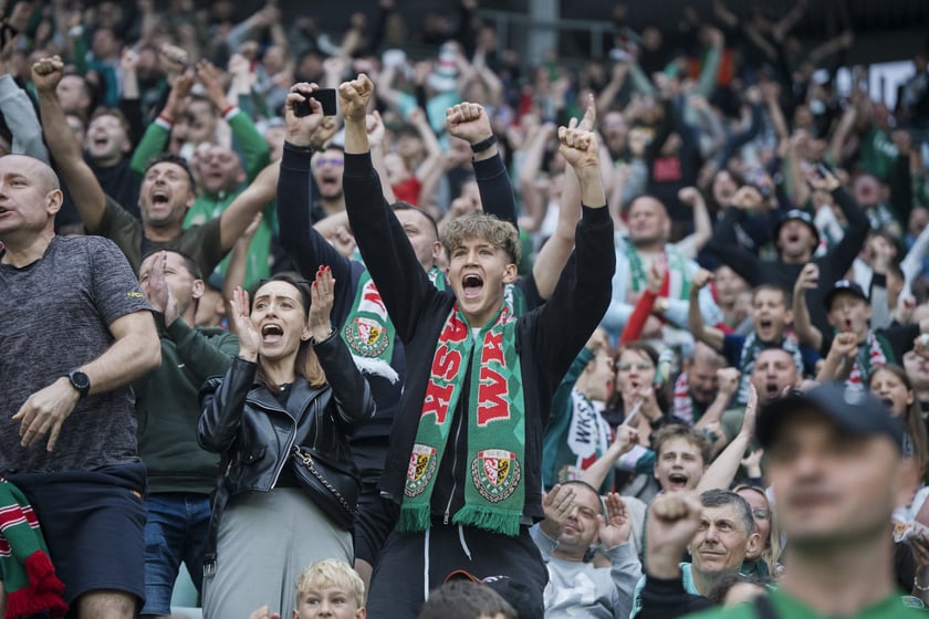 Śląsk Wrocław - Zagłębie Lubin (3 maja 2025) na Tarczyński Arenie