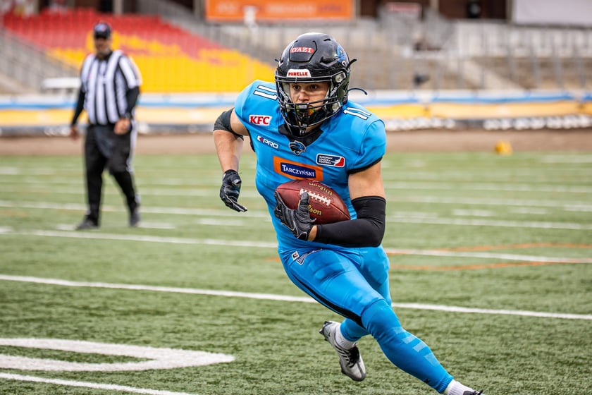 Panthers Wrocław pokonali Fehervar Enthroners 55:12 podczas pierwszego spotkania European League of Football 2025