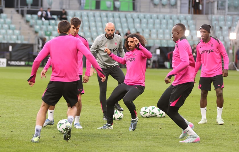 Trening Chelsea na stadionie we Wrocławiu. 27.05.2025