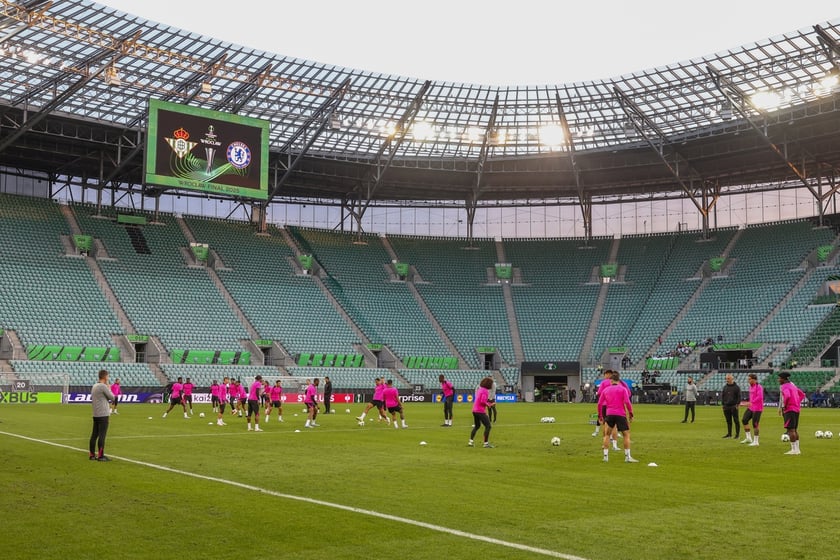 Trening Chelsea na stadionie we Wrocławiu. 27.05.2025