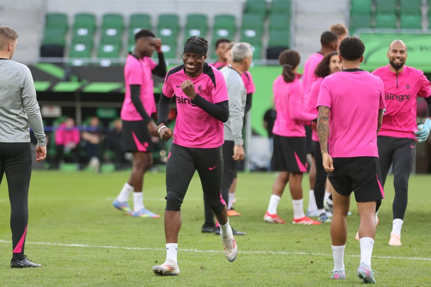 Trening Chelsea na stadionie we Wrocławiu. 27.05.2025