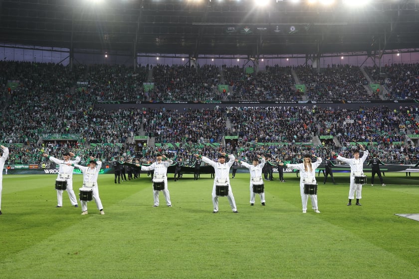 Finał Ligi Konferencji we Wrocławiu - piłkarze Chelsea i Realu Betis podczas meczu