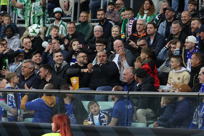 Finał Ligi Konferencji we Wrocławiu - piłkarze Chelsea i Realu Betis podczas meczu