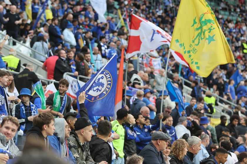 Finał Ligi Konferencji Chelsea F.C - Real Betis we Wrocławiu - zdjęcia kibiców