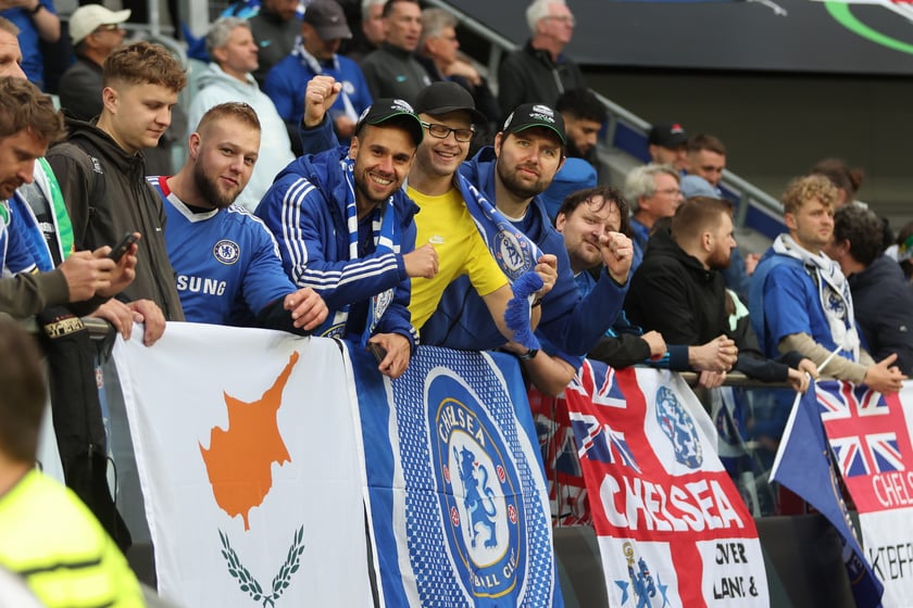 Finał Ligi Konferencji Chelsea F.C - Real Betis we Wrocławiu - zdjęcia kibiców