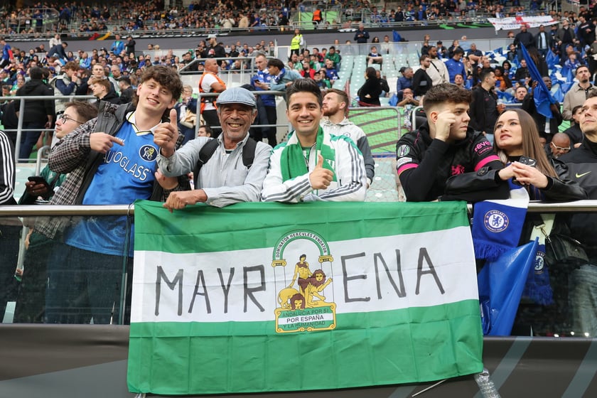 Finał Ligi Konferencji Chelsea F.C - Real Betis we Wrocławiu - zdjęcia kibiców