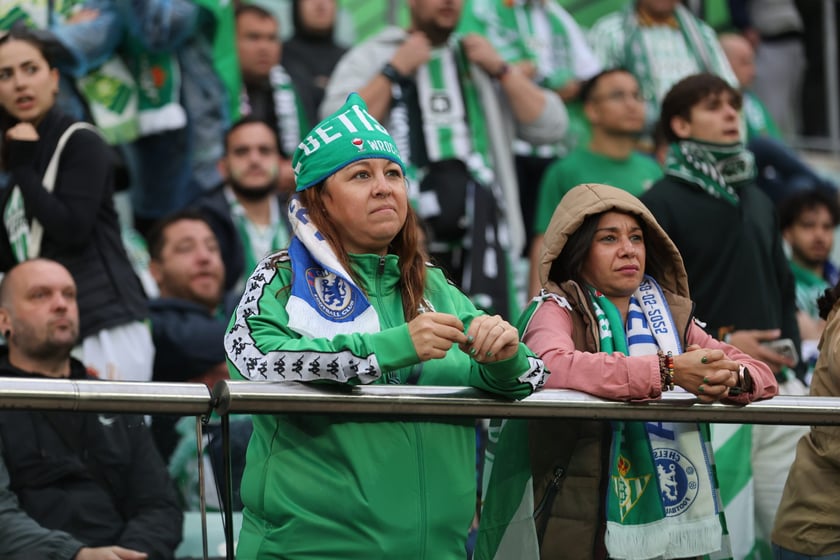 Finał Ligi Konferencji Chelsea F.C - Real Betis we Wrocławiu - zdjęcia kibiców