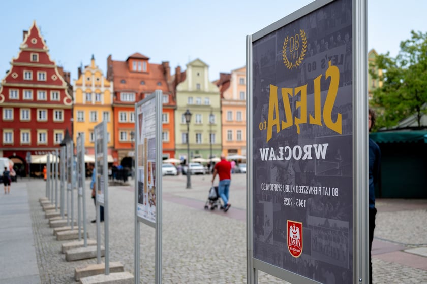 80 lat Pierwszego Klubu Sportowego Ślęza Wrocław, plac Solny we Wrocławiu