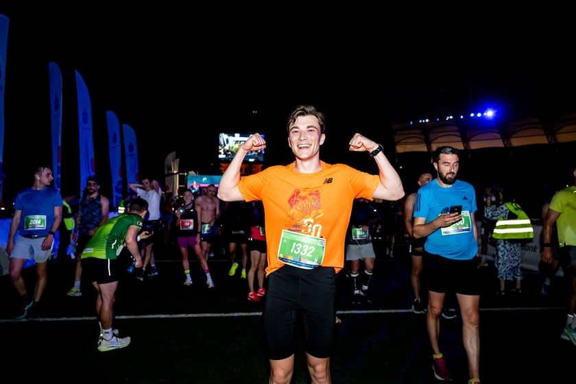 Uczestnicy 11. PKO Nocnego Wrocław Półmaratonu