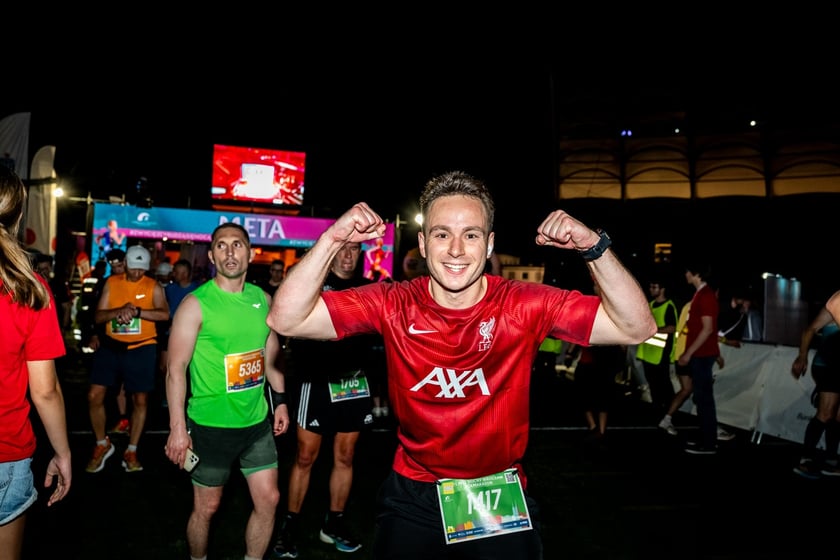 Uczestnicy 11. PKO Nocnego Wrocław Półmaratonu