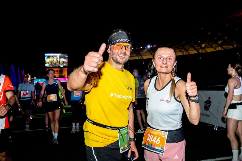 Uczestnicy 11. PKO Nocnego Wrocław Półmaratonu