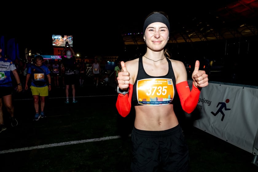 Uczestnicy 11. PKO Nocnego Wrocław Półmaratonu