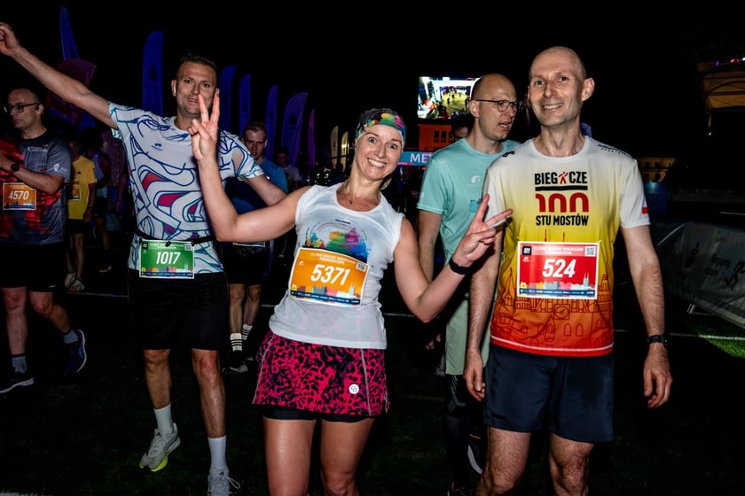 Uczestnicy 11. PKO Nocnego Wrocław Półmaratonu