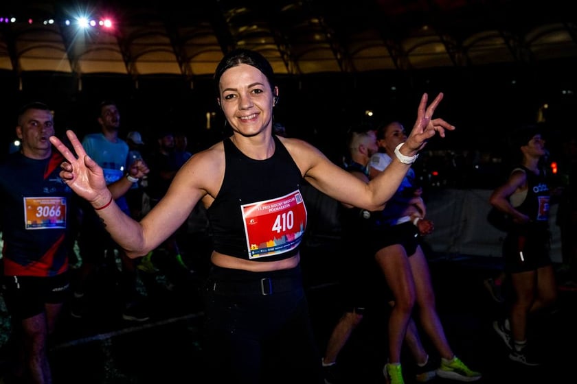 Uczestnicy 11. PKO Nocnego Wrocław Półmaratonu