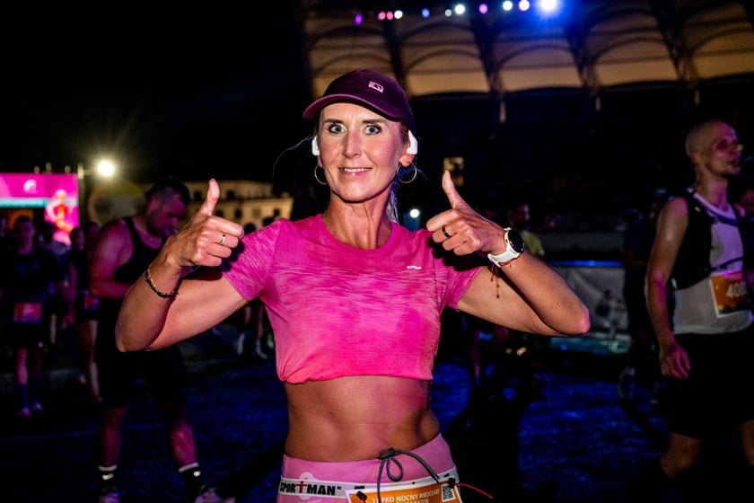 Uczestnicy 11. PKO Nocnego Wrocław Półmaratonu