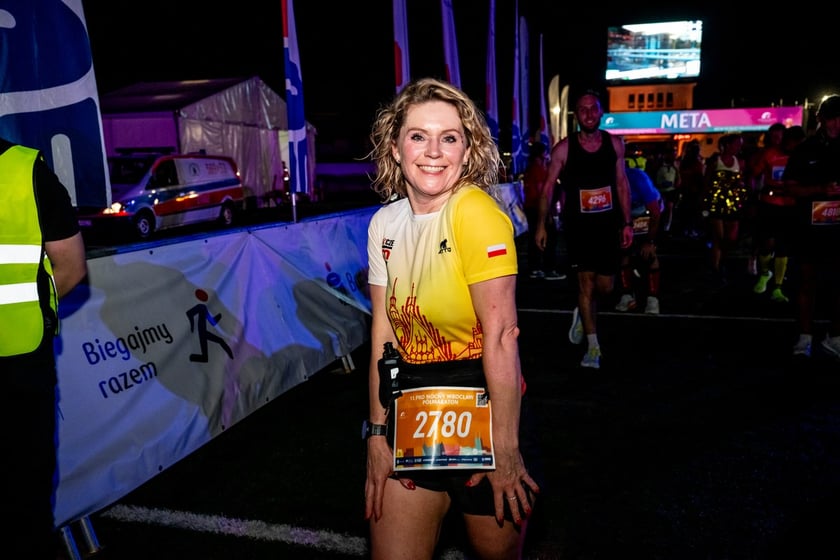 Uczestnicy 11. PKO Nocnego Wrocław Półmaratonu