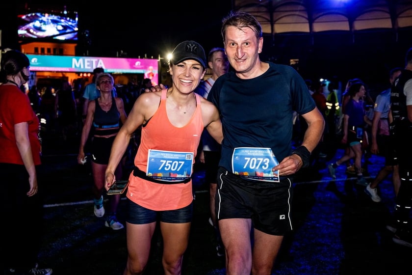 Uczestnicy 11. PKO Nocnego Wrocław Półmaratonu