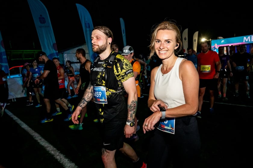 Uczestnicy 11. PKO Nocnego Wrocław Półmaratonu