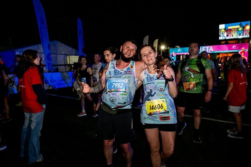 Uczestnicy 11. PKO Nocnego Wrocław Półmaratonu