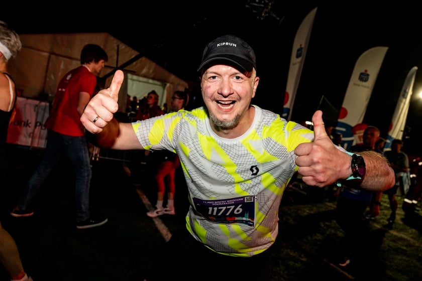 Uczestnicy 11. PKO Nocnego Wrocław Półmaratonu