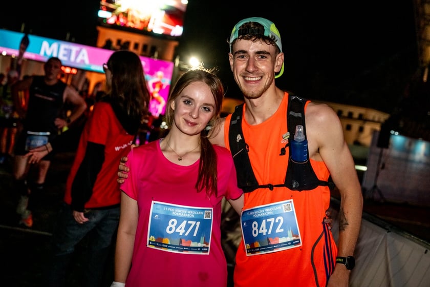 Uczestnicy 11. PKO Nocnego Wrocław Półmaratonu