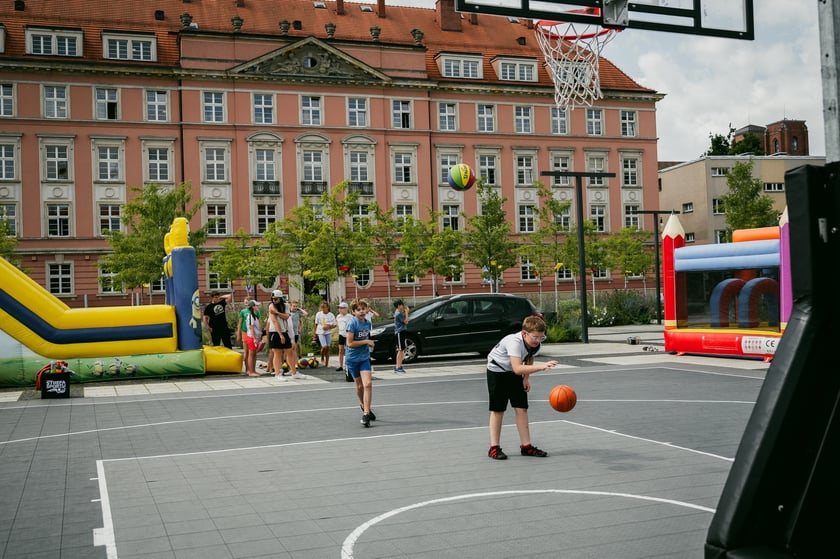 Wrocław Gra w Koszykówkę na placu Nowy Targ, 24 czerwca 2025