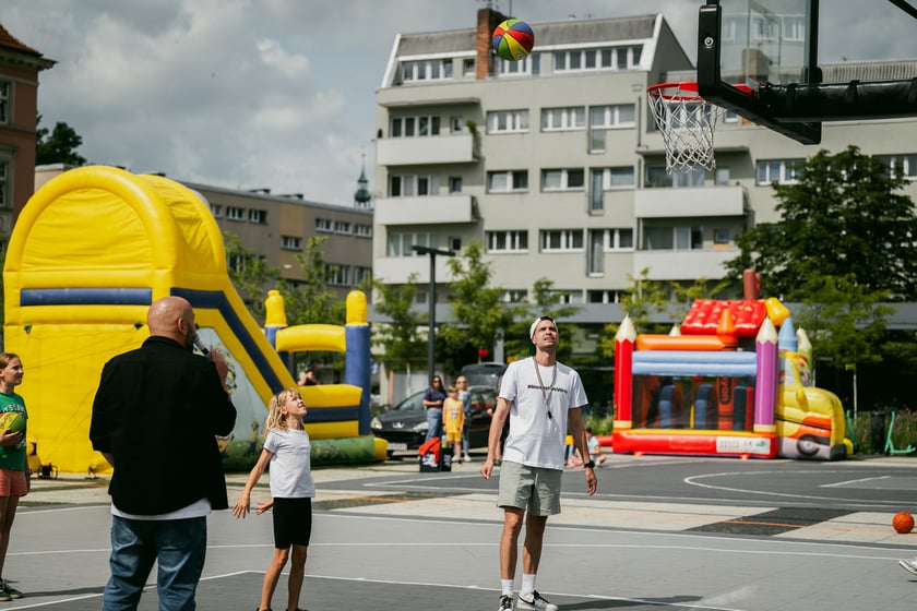 Wrocław Gra w Koszykówkę na placu Nowy Targ, 24 czerwca 2025