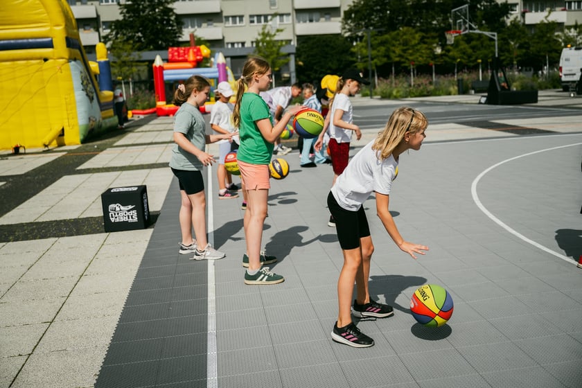 Wrocław Gra w Koszykówkę na placu Nowy Targ, 24 czerwca 2025