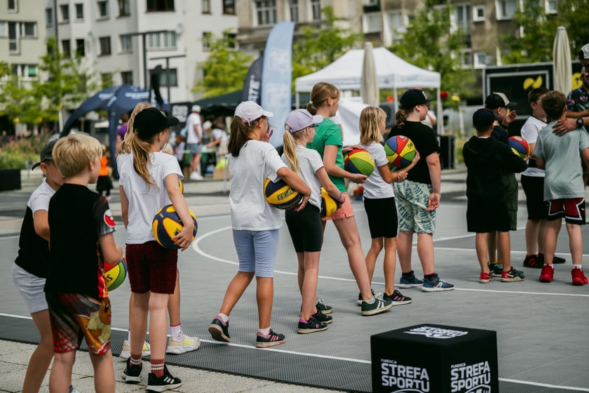 Wrocław Gra w Koszykówkę na placu Nowy Targ, 24 czerwca 2025