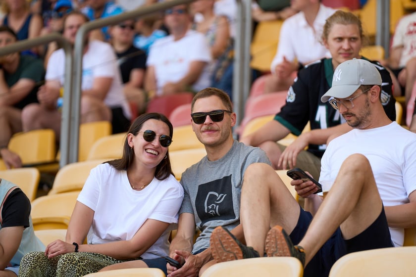 Kibice na meczu Panthers Wrocław z Centurions Cologne