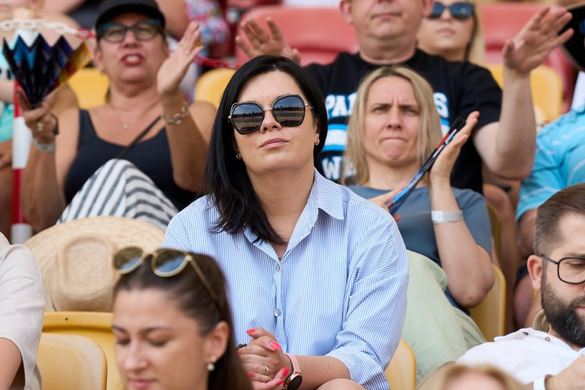 Kibice na meczu Panthers Wrocław z Centurions Cologne