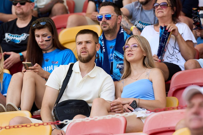 Kibice na meczu Panthers Wrocław z Centurions Cologne