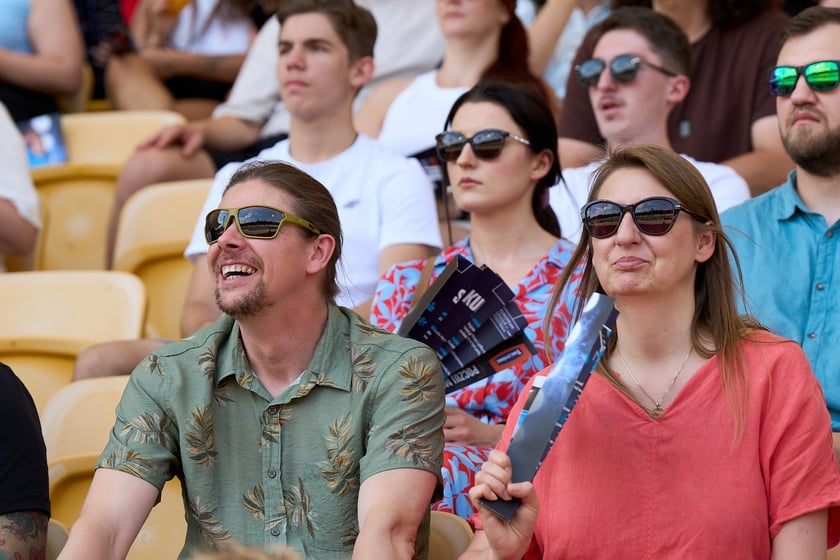 Kibice na meczu Panthers Wrocław z Centurions Cologne