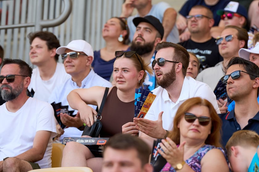 Kibice na meczu Panthers Wrocław z Centurions Cologne