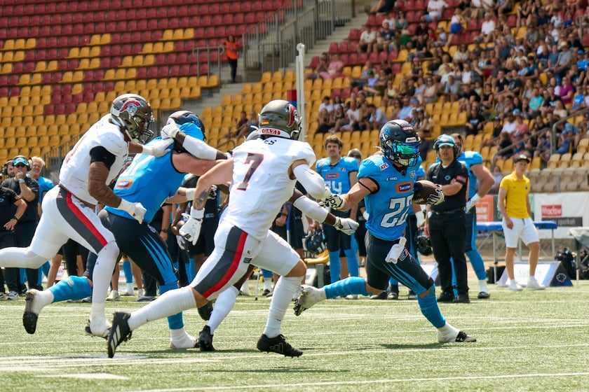 Kibice na meczu Panthers Wrocław z Centurions Cologne