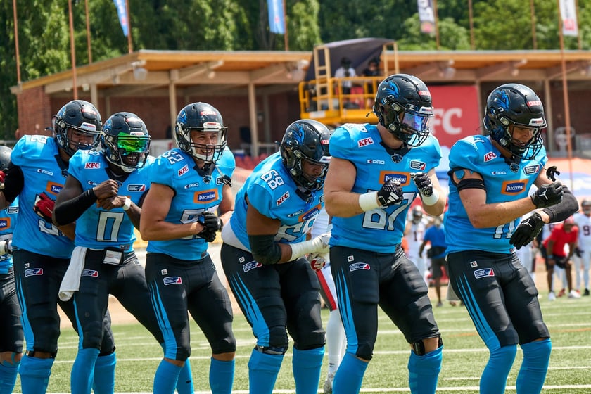 Kibice na meczu Panthers Wrocław z Centurions Cologne