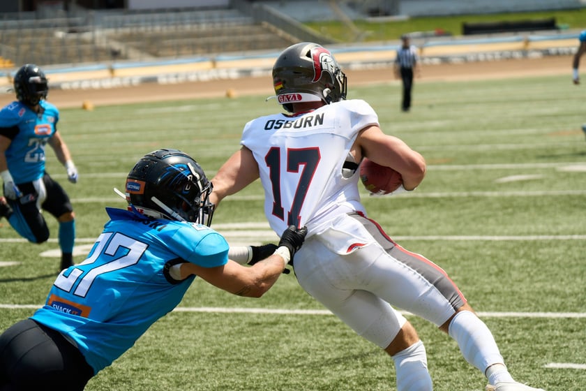 Kibice na meczu Panthers Wrocław z Centurions Cologne