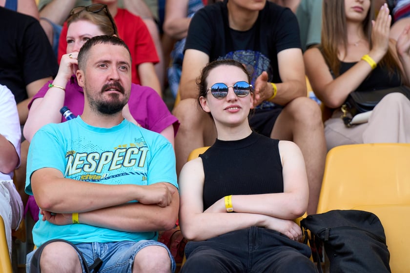 Kibice na meczu Panthers Wrocław z Centurions Cologne